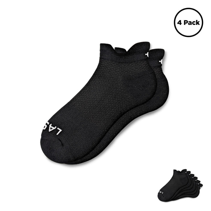 Low Tab Performance Socks Black 4-Pack – Lasso